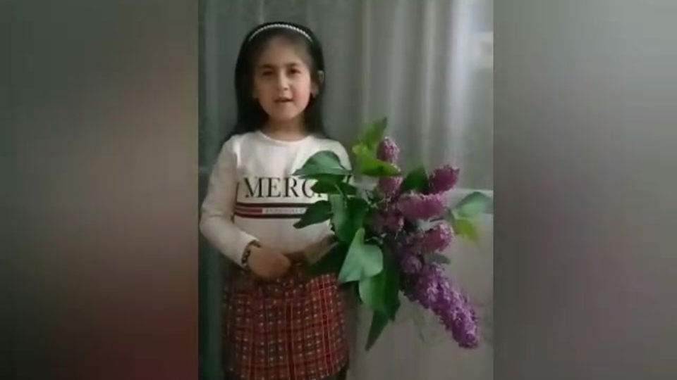Аміна Юнусова 5 років вірш "Пам'ять"